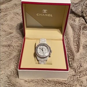 White Ceramic Unisex watch